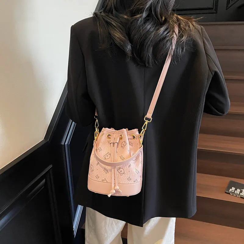 Yalu PU Shoulder Bag, Crossbody Bag, Handbag Women's Pink/Brown/Black/Ecru-5