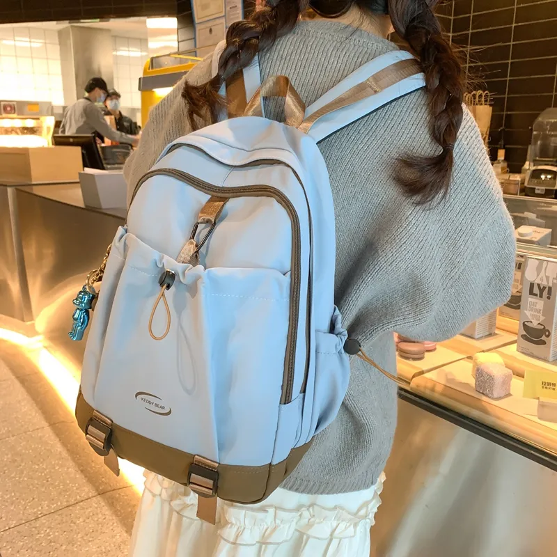 Yalu Nylon Backpack Unisex Multicolor-24
