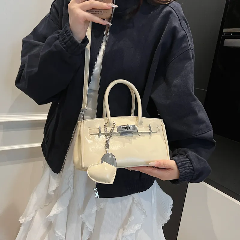 Yalu PU Handbag, Shoulder Bag, Crossbody Bag Women's White/Blue/Pink/Black-4