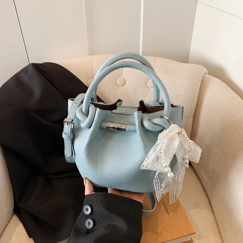 Yalu PU Shoulder Bag, Crossbody Bag, Handbag Women's Black/Yellow/Pink/Light Blue/Ecru-27
