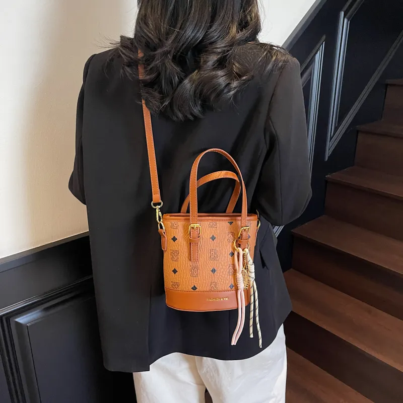 Yalu PU Shoulder Bag, Crossbody Bag, Handbag Women's Black/Ecru/Pink/Brown/Coffee-24