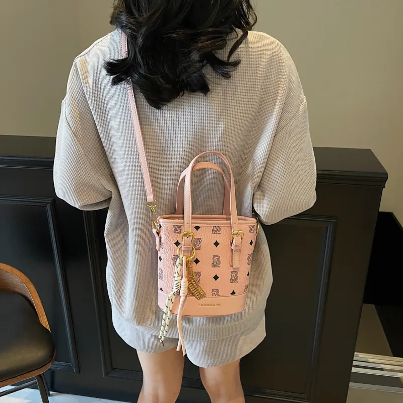 Yalu PU Shoulder Bag, Crossbody Bag, Handbag Women's Black/Ecru/Pink/Brown/Coffee-18