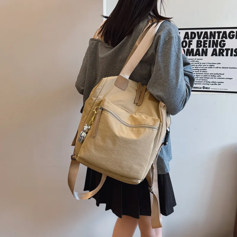 Yalu Canvas Backpack Regular Unisex Multicolor-10