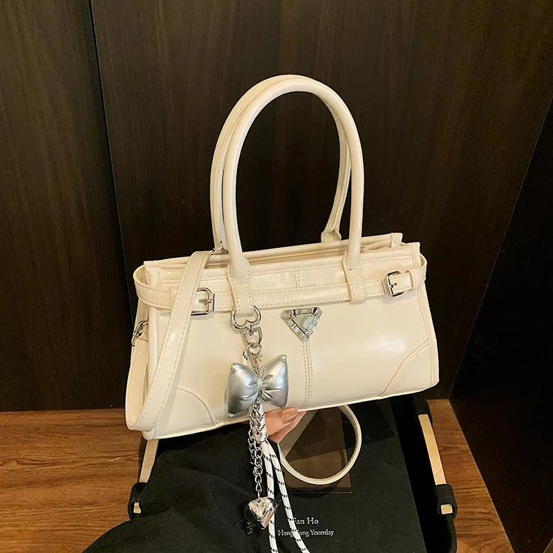 Yalu PU Crossbody Handbag Women's White/Silver/Pink/Blue/Black-5