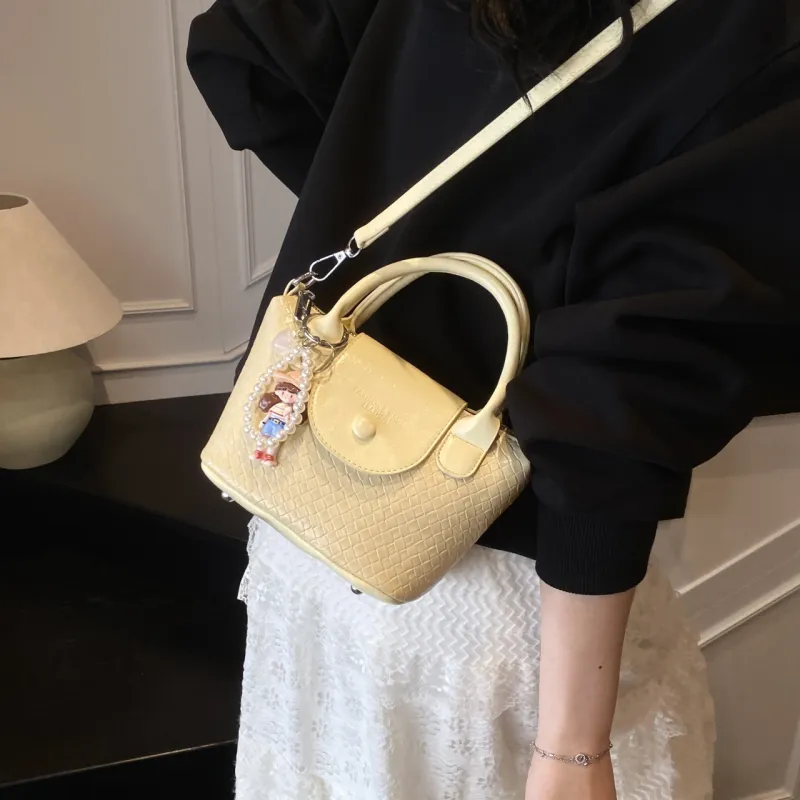 Yalu PU Handbag Regular Women's Light Blue/Yellow/Black/Silver/Ecru-13