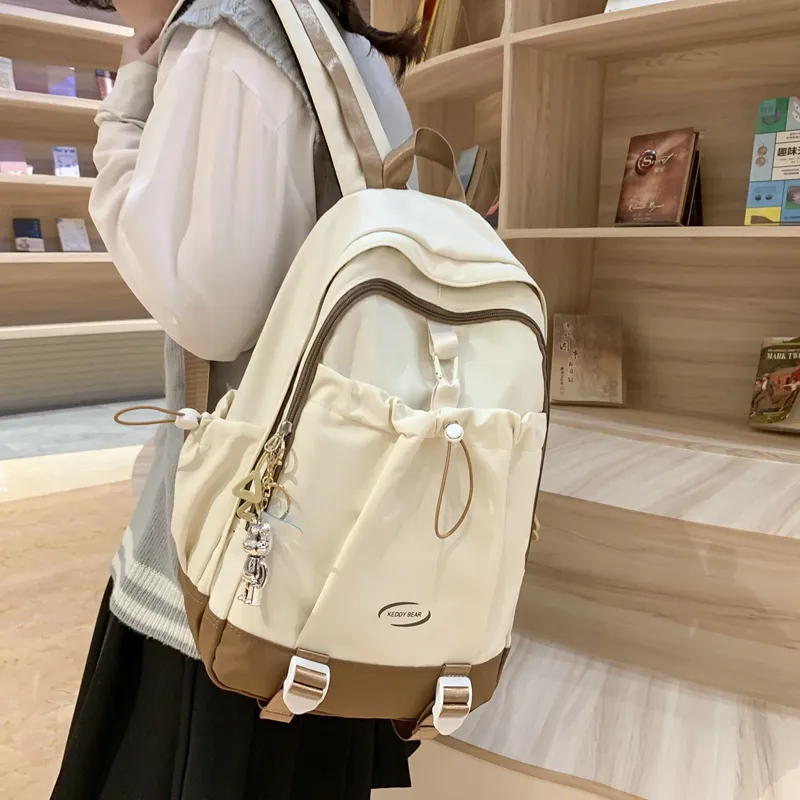 Yalu Nylon Backpack Unisex Multicolor-18