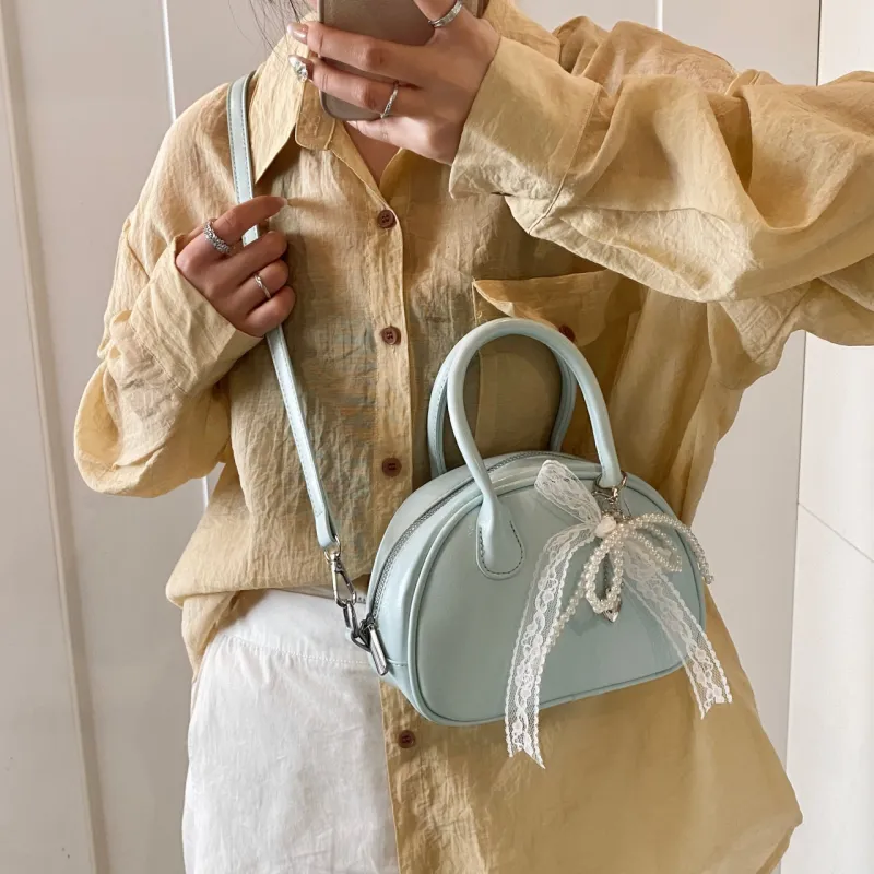 Yalu PU Shoulder Bag, Crossbody Bag, Handbag Regular Women's White/Yellow/Pink/Blue/Black-24