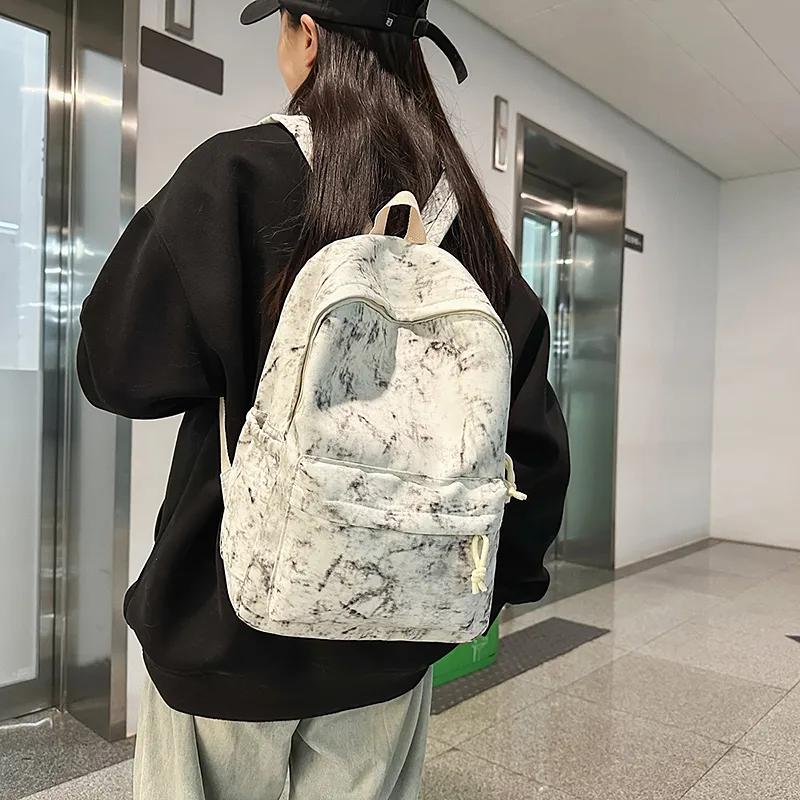 Yalu Nylon Backpack Unisex Multicolor-9