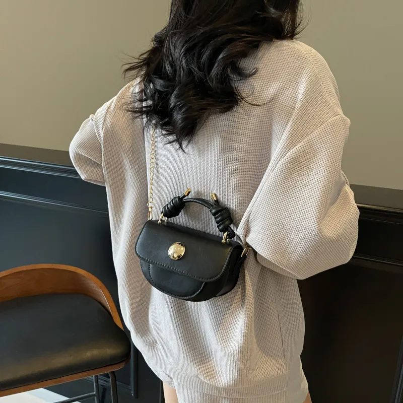 Yalu PU Handbag Women's Black/Pink/Khaki/Silver-3