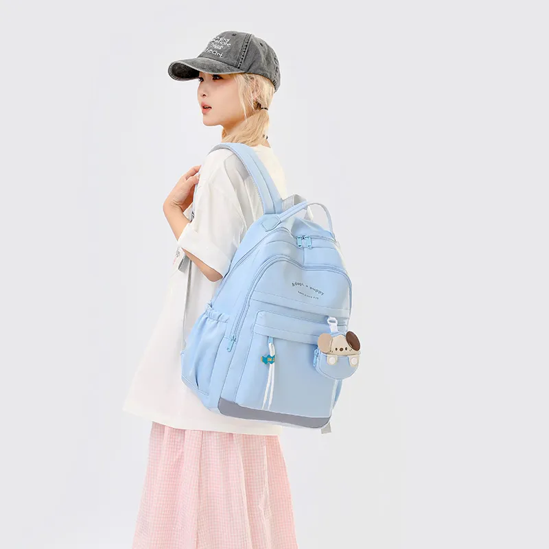 Yalu Polyester Backpack Unisex Multicolor-19
