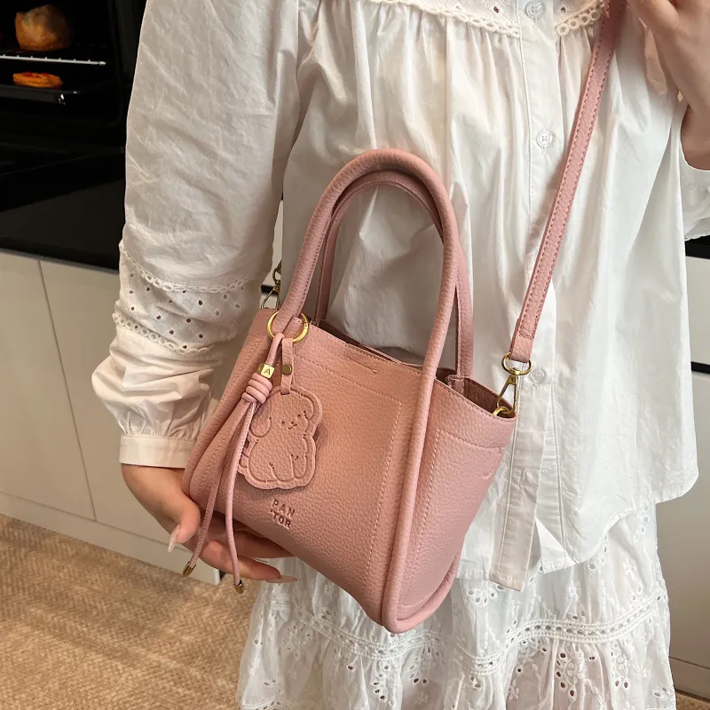 Yalu PU Shoulder Bag, Crossbody Bag, Handbag Women's White/Brown/Blue/Pink/Black-26