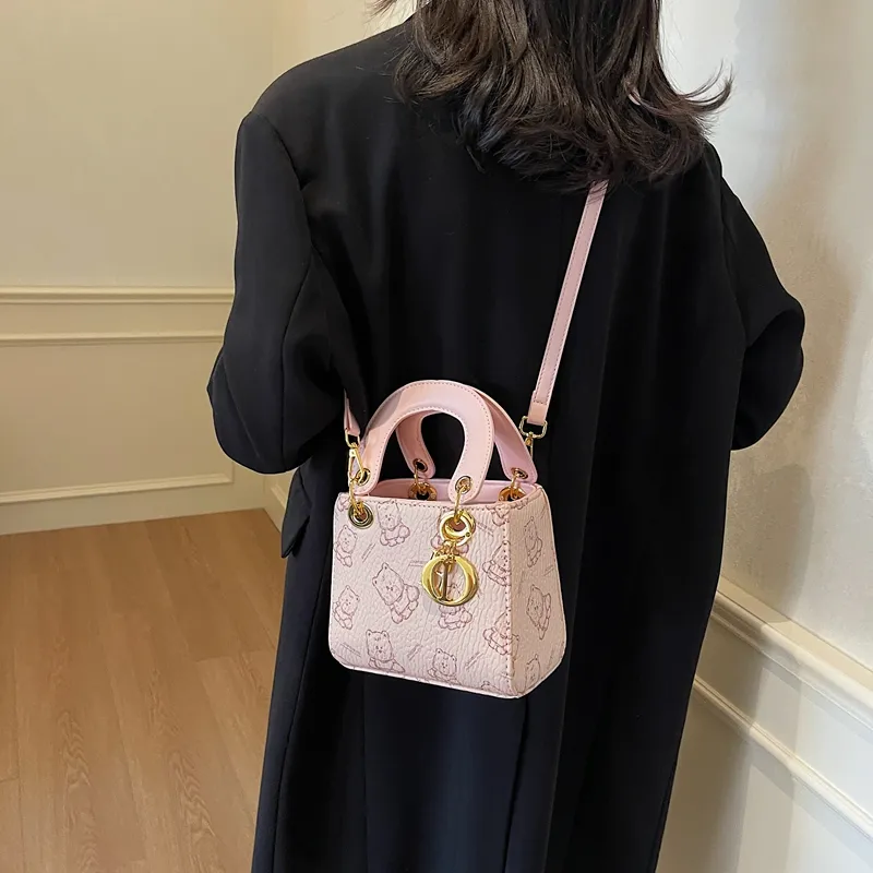 Yalu PU Handbag Regular Women's Black/Pink/Brown/Ecru-10
