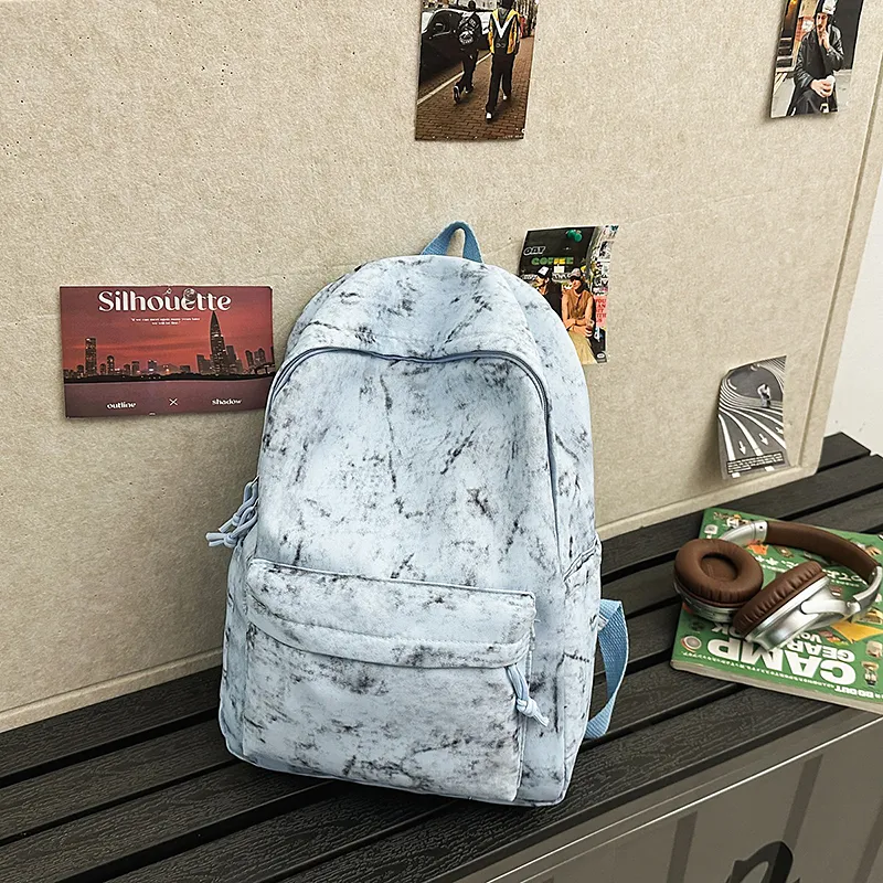 Yalu Nylon Backpack Unisex Multicolor-16