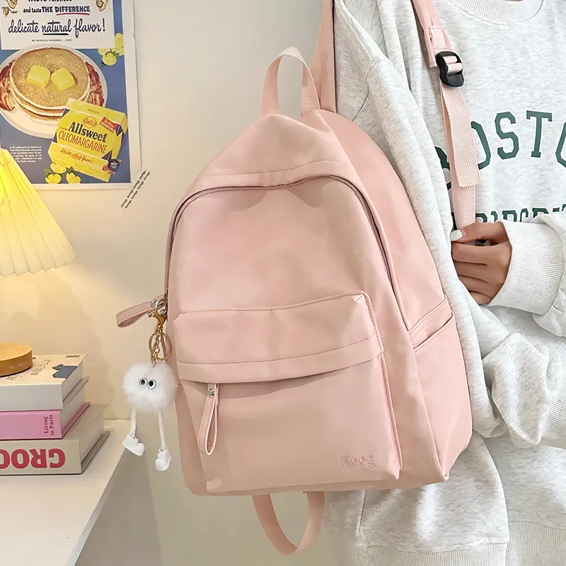 Yalu PU Backpack Regular Unisex White/Silver/Black/Blue/Pink-4