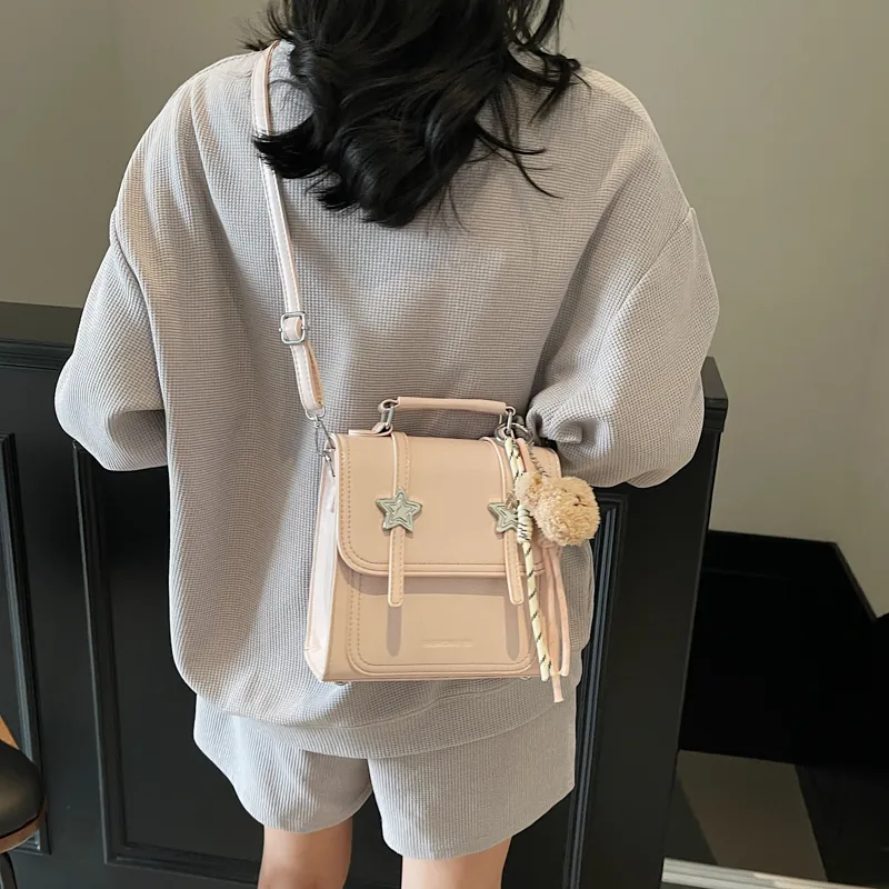 Yalu PU Backpack Unisex Black/Ecru/White Khaki/Silver/Yellow-8