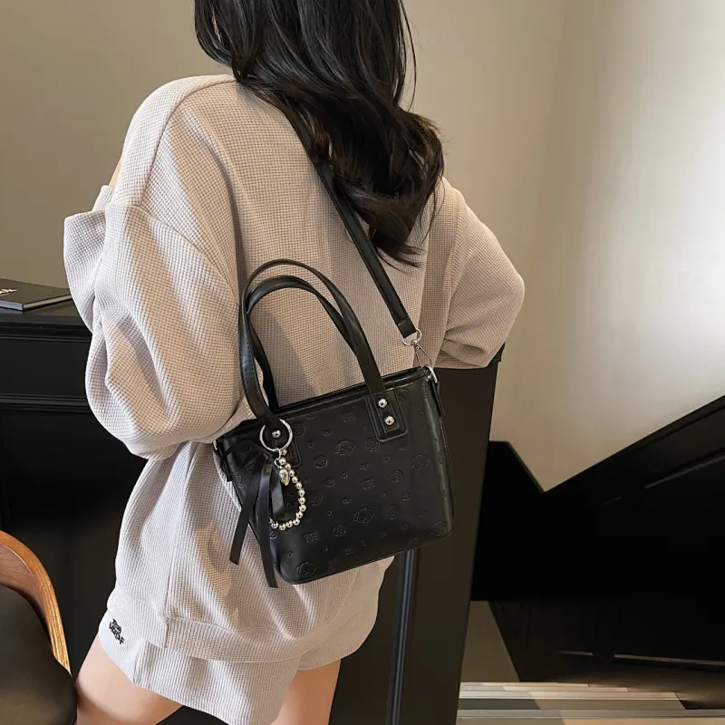 Yalu PU One Shoulder Handbag Women's Black/Pink/Blue/White-3