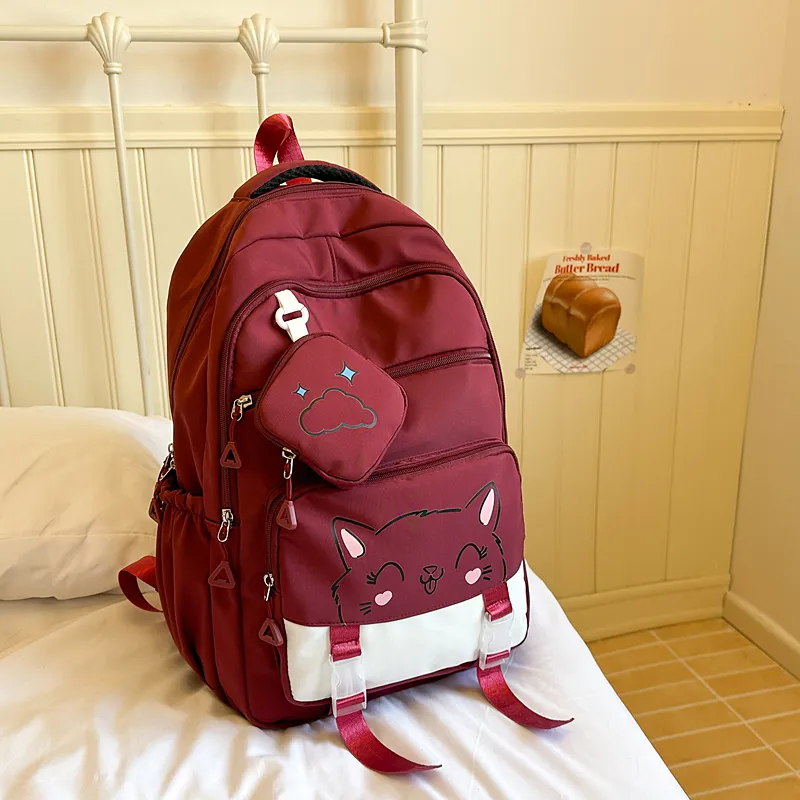 Yalu Nylon Backpack Unisex Multicolor-29