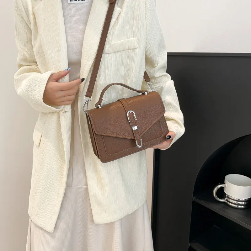 Yalu PU Handbag, Shoulder Bag, Crossbody Bag Regular Women's Black/White/Brown/Red/Khaki-19