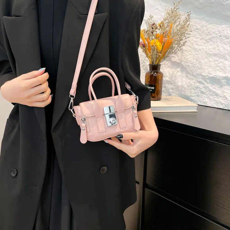 Yalu PU Handbag, Shoulder Bag, Crossbody Bag Regular Women's Black/White/Pink/Red/Brown-19