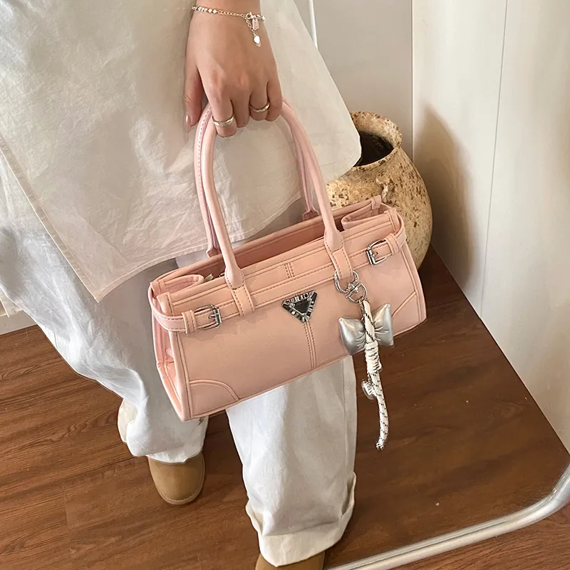 Yalu PU Crossbody Handbag Women's White/Silver/Pink/Blue/Black-16