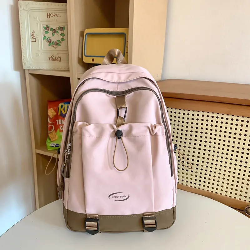 Yalu Nylon Backpack Unisex Multicolor-36