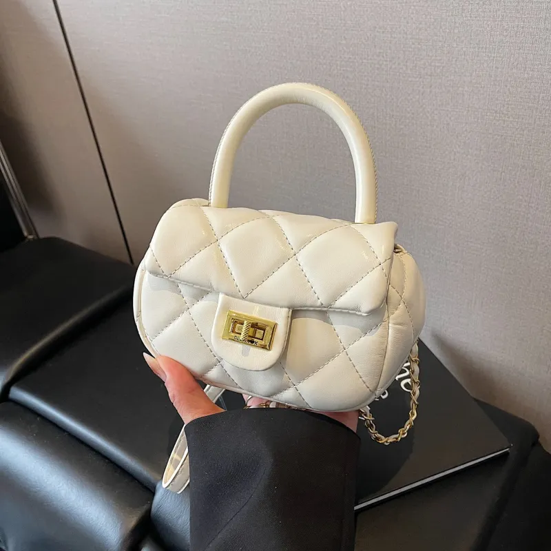 Yalu PU One Shoulder Handbag Women's Black/Blue/Ecru/Pink-17