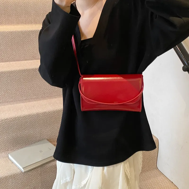 Yalu PU Handbag Women's Silver/Black/Red/Pink/White-19