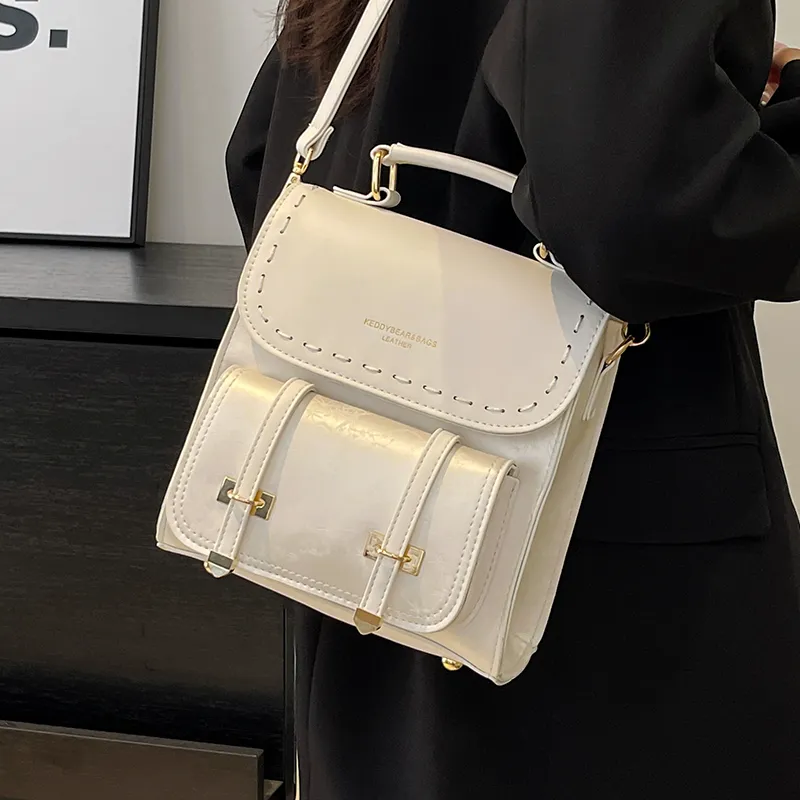 Yalu PU One Shoulder Crossbody Backpack Women's Multicolor-9