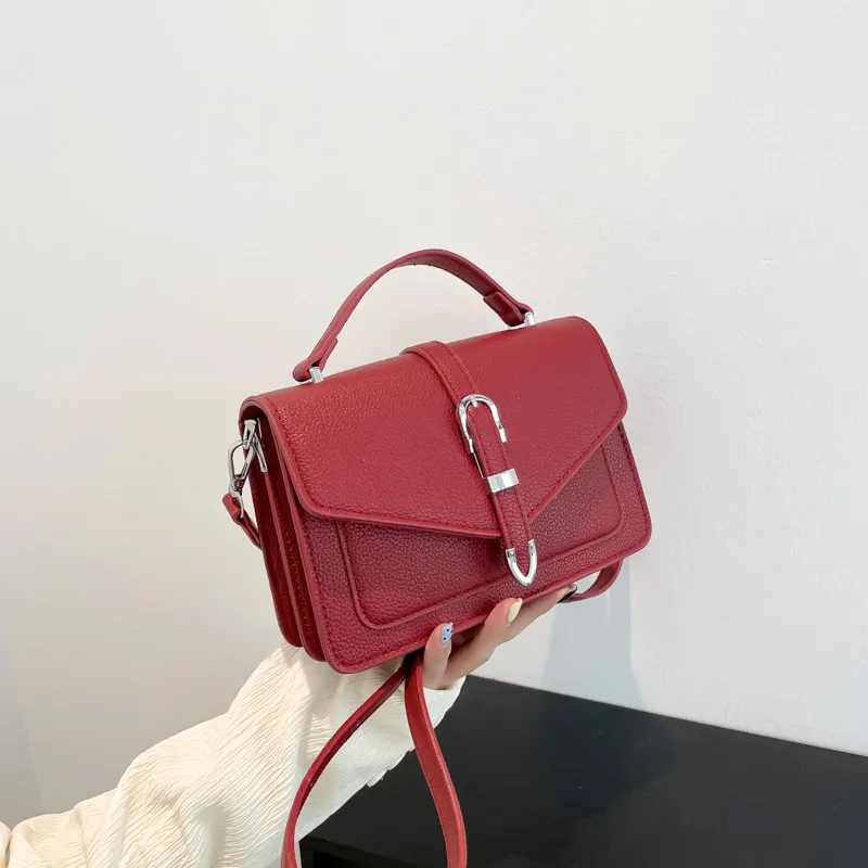 Yalu PU Handbag, Shoulder Bag, Crossbody Bag Regular Women's Black/White/Brown/Red/Khaki-23