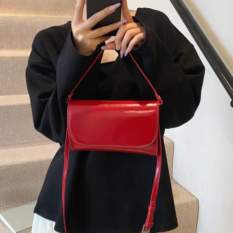Yalu PU Handbag Women's Silver/Black/Red/Pink/White-18