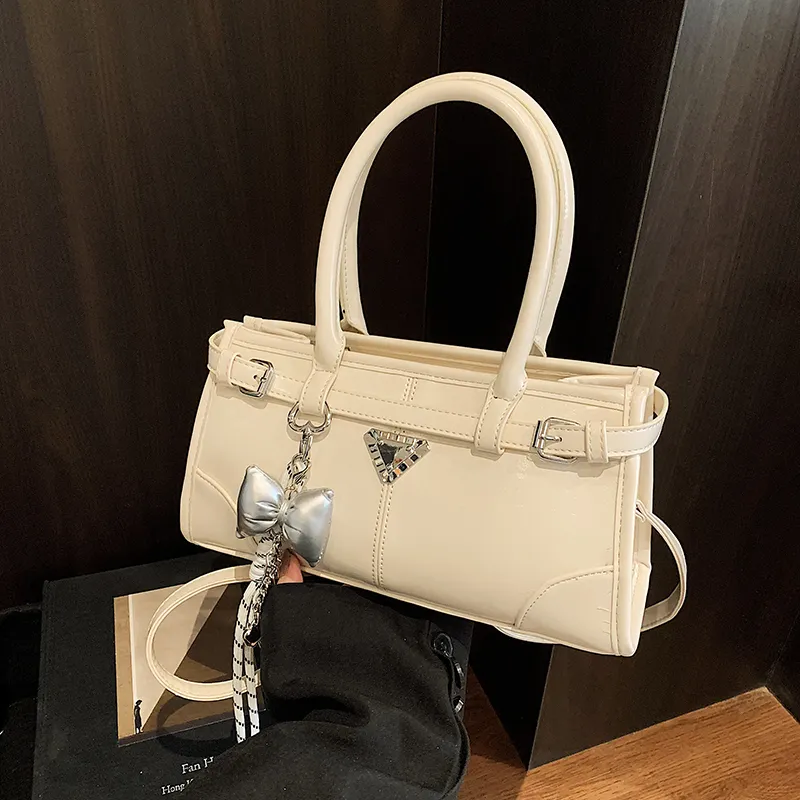 Yalu PU Crossbody Handbag Women's White/Silver/Pink/Blue/Black-6