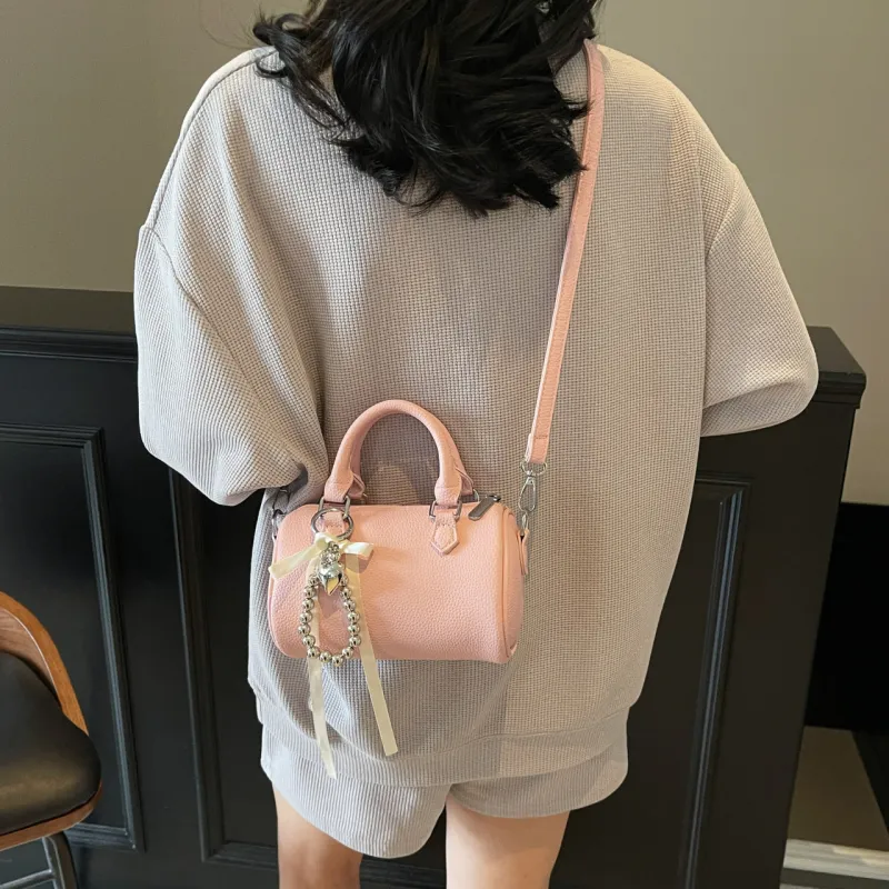 Yalu PU Cylinder Bag, One Shoulder Handbag Women's Multicolor-25