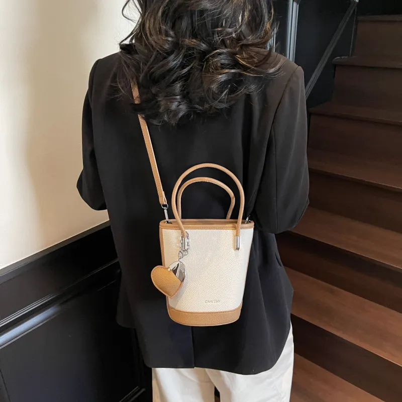 Yalu PU Bucket Bag, Shoulder Bag, Handbag Women's Multicolor-33
