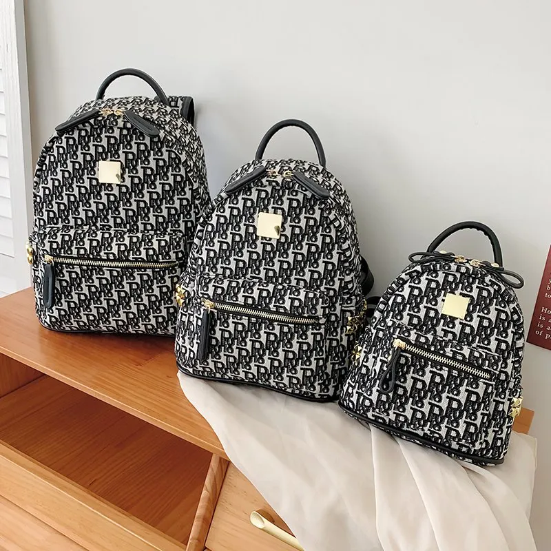 Yalu PU Backpack Women's Gray Blue/Black-8