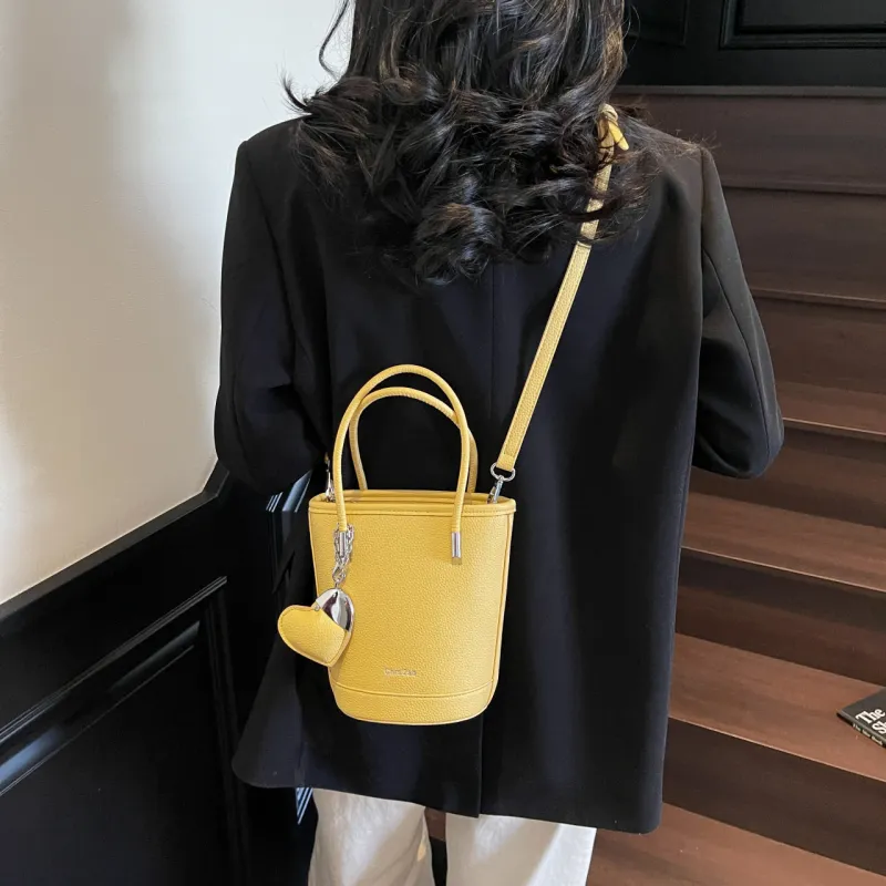 Yalu PU Bucket Bag, Shoulder Bag, Handbag Women's Multicolor-27