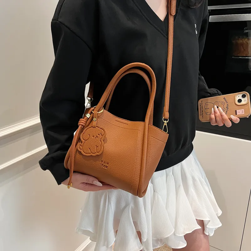 Yalu PU Shoulder Bag, Crossbody Bag, Handbag Women's White/Brown/Blue/Pink/Black-11