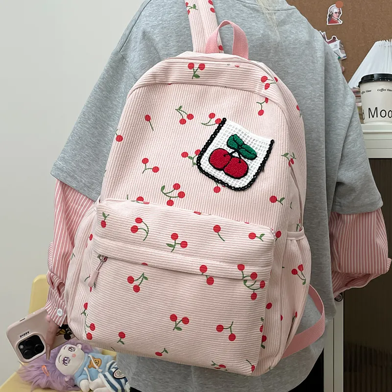 Yalu Canvas Backpack Women's Multicolor-10