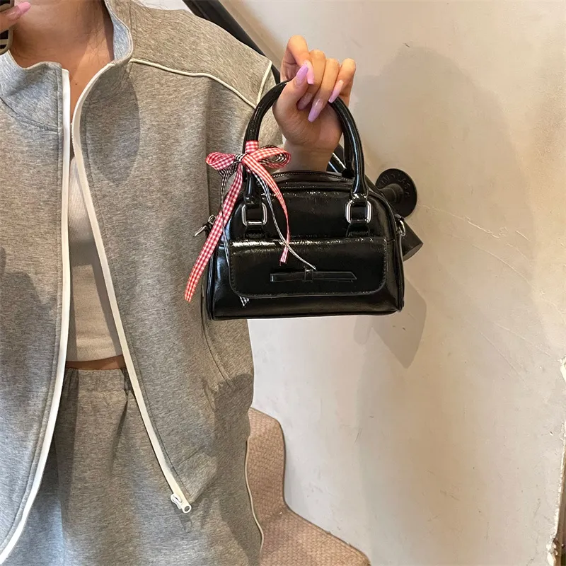 Yalu PU Shoulder Bag, Crossbody Bag, Handbag Regular Women's Ecru/Red/Pink/Silver/Black-33