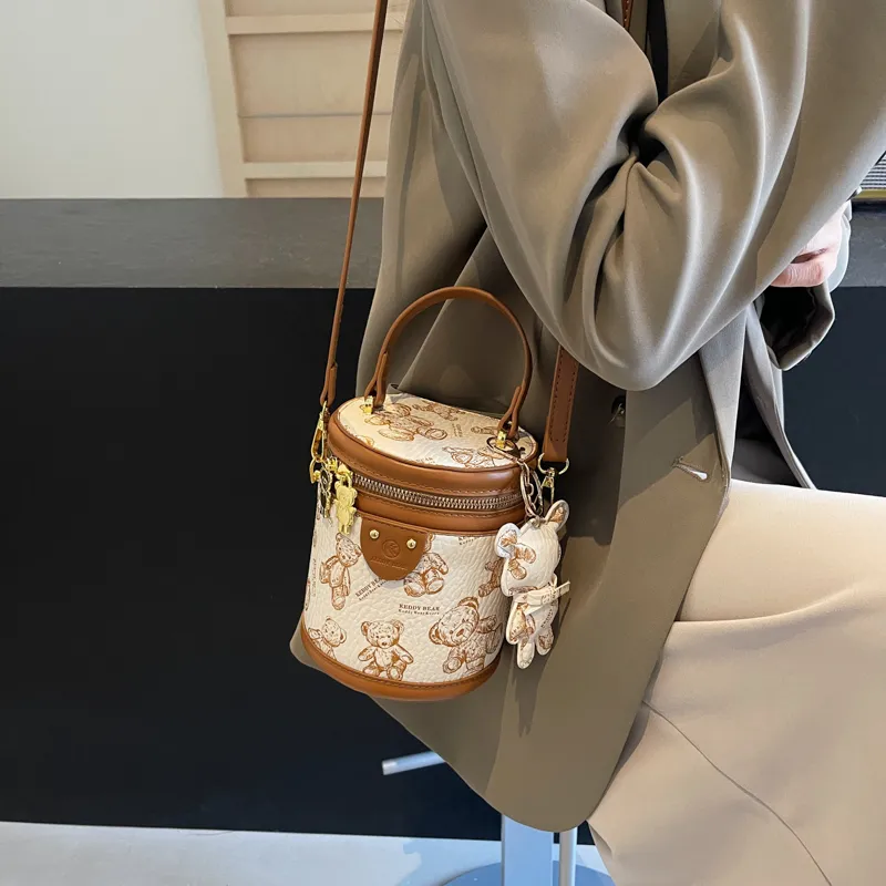 Yalu PU Shoulder Bag, Crossbody Bag, Handbag Women's Black/Ecru/Brown/Pink-11