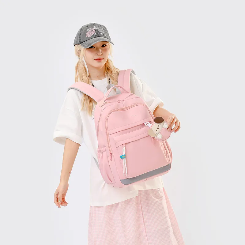 Yalu Polyester Backpack Unisex Multicolor-24