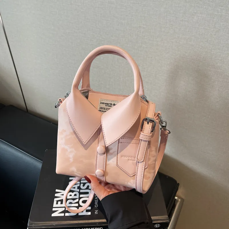 Yalu PU Handbag, Shoulder Bag, Crossbody Bag Regular Women's Black/Ecru/Pink/Silver/White Khaki-16