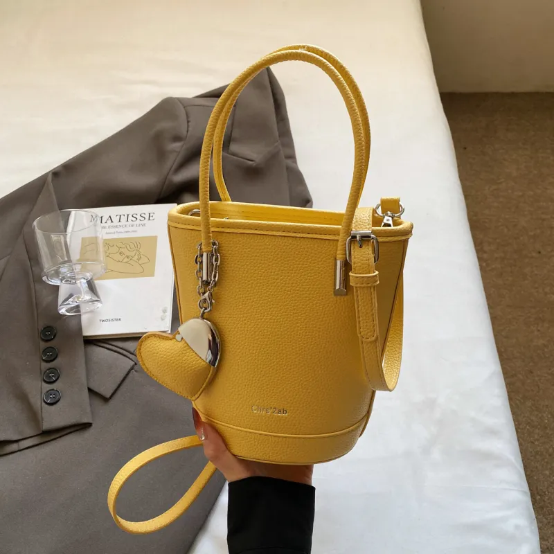 Yalu PU Bucket Bag, Shoulder Bag, Handbag Women's Multicolor-23