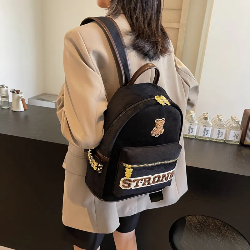 Yalu Canvas Backpack Women's Multicolor-14