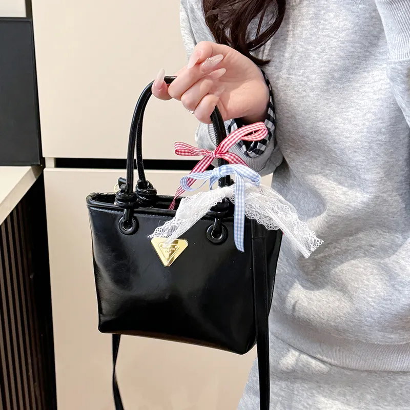 Yalu PU One Shoulder Handbag Women's Black/Blue/Ecru/Pink-6