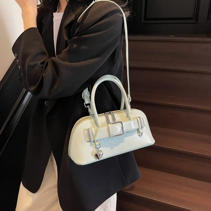 Yalu PU Shoulder Bag, Crossbody Bag, Handbag Women's Black/Ecru/Silver/Pink/Green/Blue-41