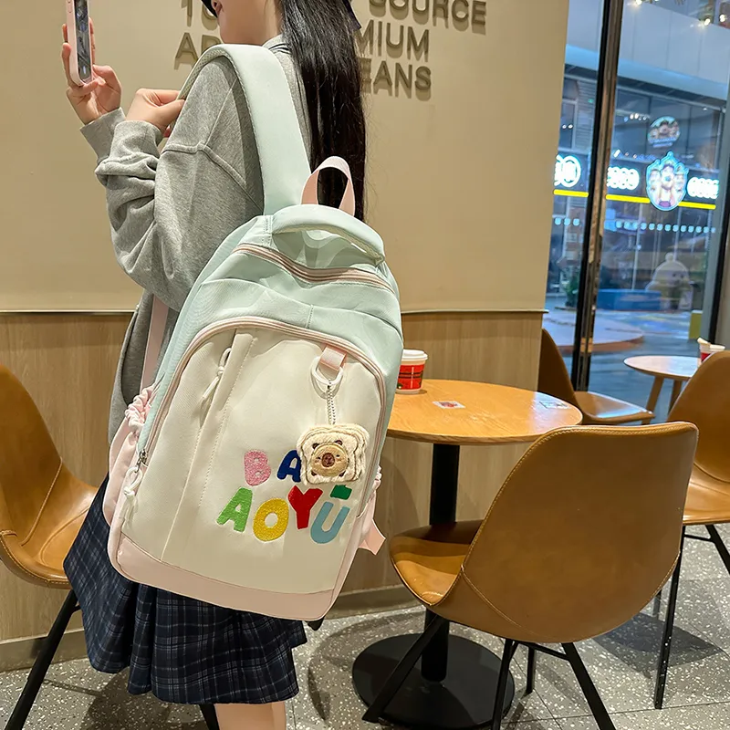 Yalu Nylon Backpack Women's Multicolor-13