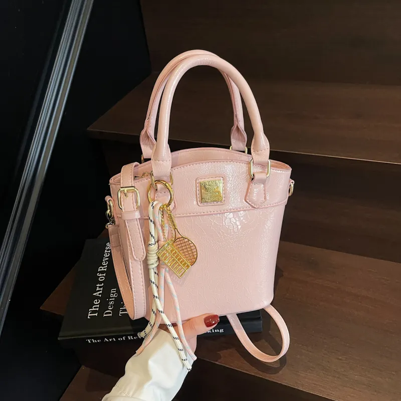 Yalu PU Handbag Regular Women's Black/White/Red/Pink-23