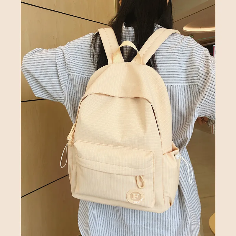 Yalu Nylon Backpack Unisex Multicolor-16
