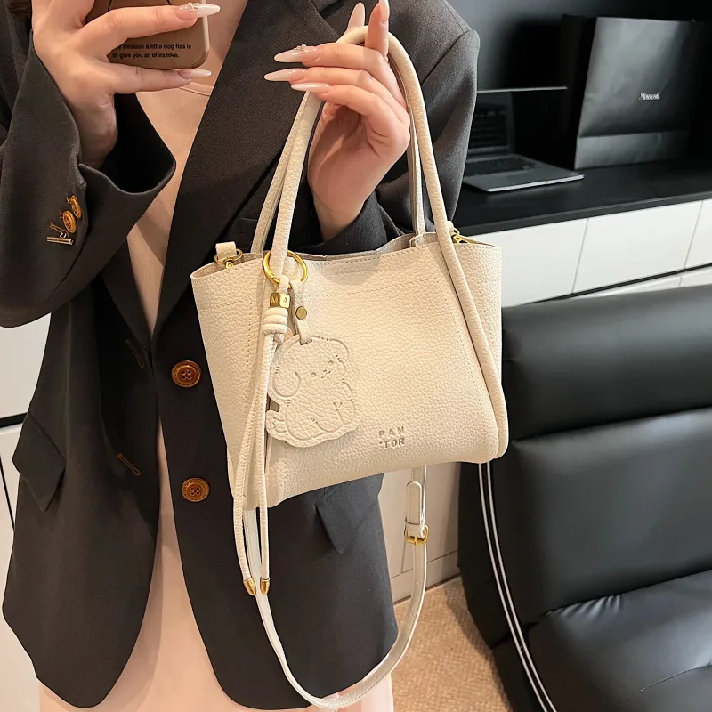 Yalu PU Shoulder Bag, Crossbody Bag, Handbag Women's White/Brown/Blue/Pink/Black-3