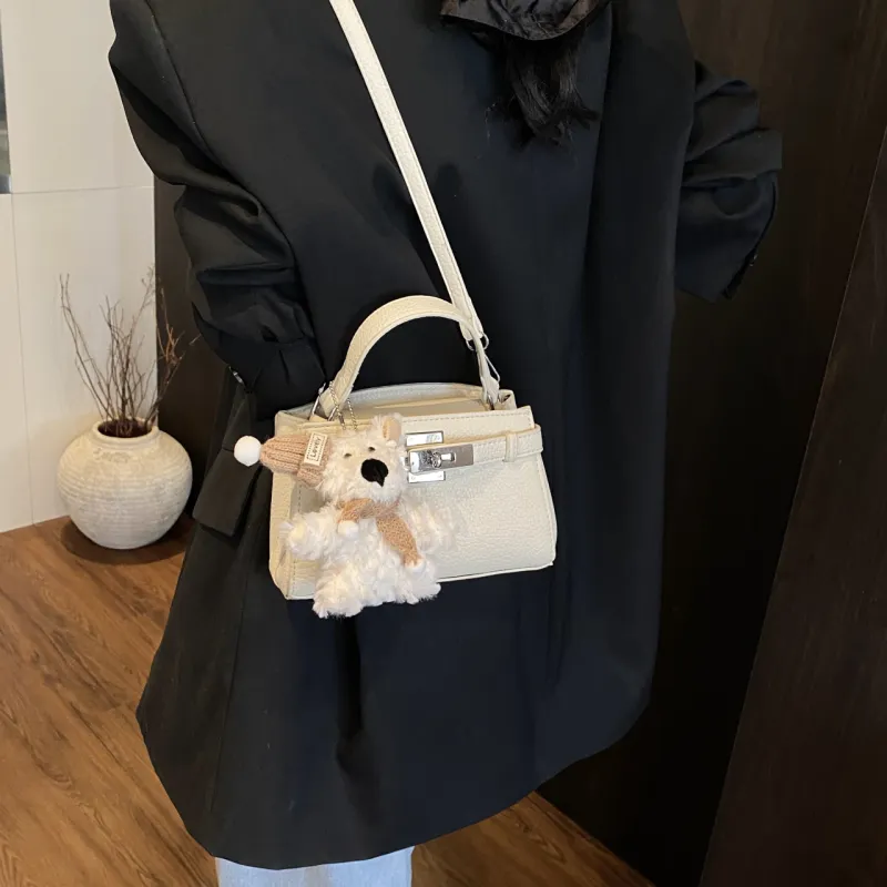 Yalu PU Handbag Regular Women's Black/Yellow/Blue/White-26